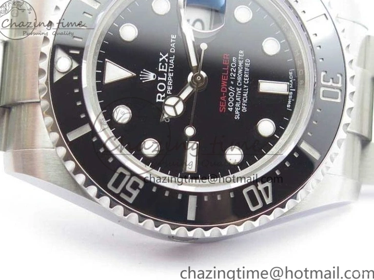 MiroTime 1225 Durable Sea Dweller 126600 2017 43mm SS BP Maker 1:1 Best Edition Black Dial On SS Bracelet ETA 3575